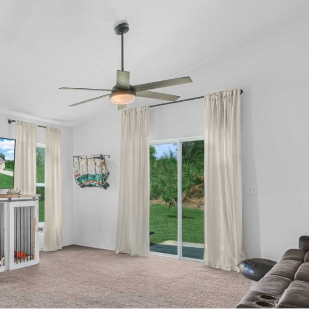 4 Linen Curtains - Picture 4 of 4